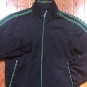 Men’s Old Navy Black Zip-Front Pique Jacket size S